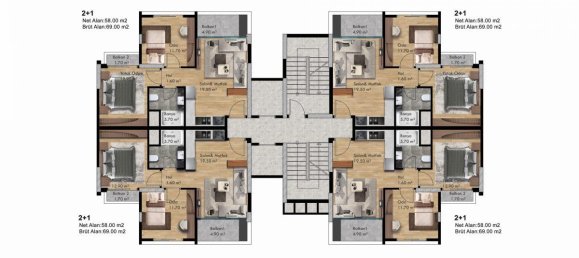 3 rooms Apartment in Mezitli, Turkey No. 30402 20