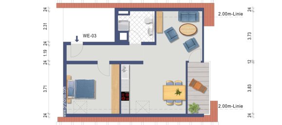 1 Schlafzimmer Wohnung in Rems-Murr-Kreis, Germany, Nr. 314851 12