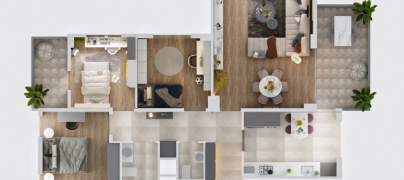 Apartamento 2+1 em Antalya, Turkey N.º 21462 9