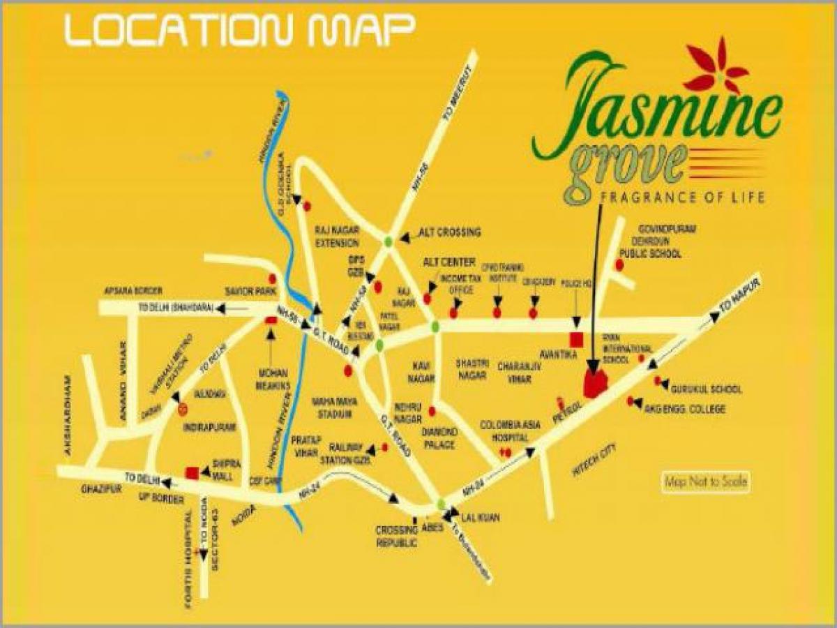 2 bedrooms House in Ghaziabad, India No. 55333