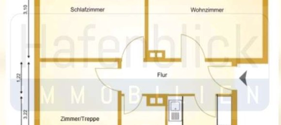 Дуплекс с 2 спальнями в Любек, Германия № 238391 18