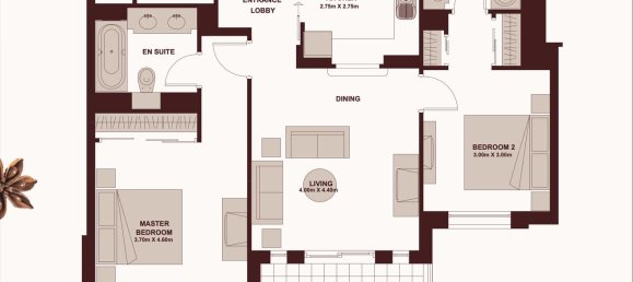 2 bedrooms Apartment in Old Town, UAE No. 100833 10