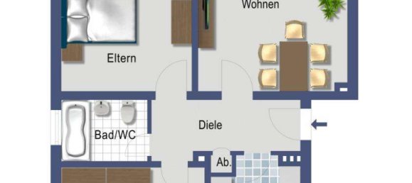 Apartamento de 3 habitaciónes en Bonn, Germany No. 7760 2