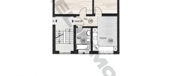 2 Schlafzimmer Wohnung in Mannheim, Germany, Nr. 36812 2