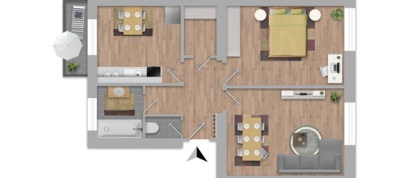 2 rooms Apartment in Wels, Austria No. 203886 19