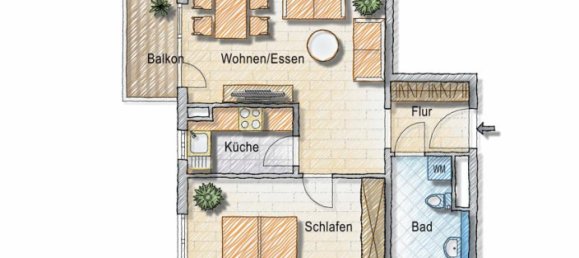 Apartamento de 2 divisões em Ulm, Germany N.º 20851 5