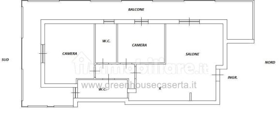 Apartamento T2 em San Nicola la Strada, Italy N.º 344486 44