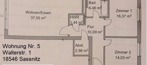 Квартира с 2 спальнями в Передняя Померания-Рюген, Германия № 242326 14