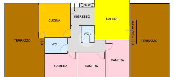 5غرفة شقة في Palermo, Italy رقم 51728 38
