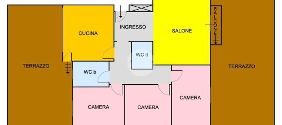 5غرفة شقة في Palermo, Italy رقم 51728 37