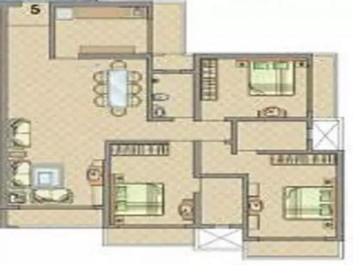 3 bedrooms House in Mumbai, India No. 57390