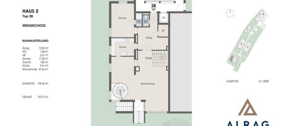 5 rooms Duplex in Dobling, Austria No. 233545 13