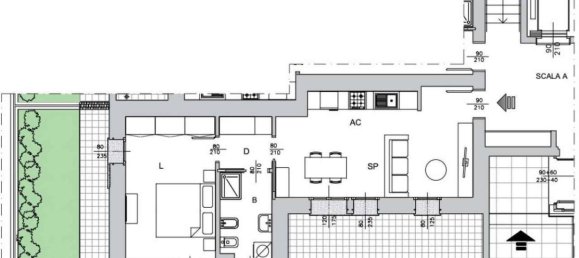 2 rooms Apartment in Buccinasco, Italy No. 152295 4