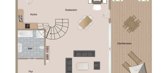 Дуплекс с 5 комнатами в Эммендинген, Германия № 65528 16