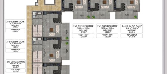 Penthouse 2+1 in Alanya, Turkey, Nr. 10809 3