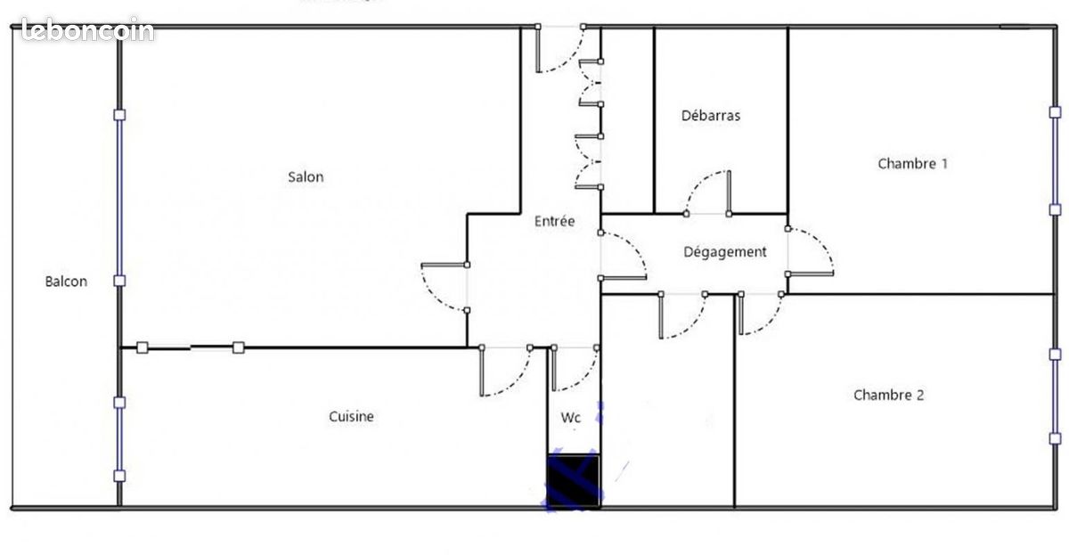 Apartamento T2 em Argenteuil, France N.º 316851