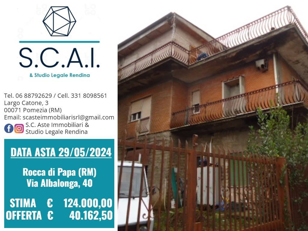 Apartamento T2 em Rocca di Papa, Italy N.º 196937