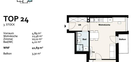 Apartamento de 2 divisões em Vienna, Austria N.º 171047 11