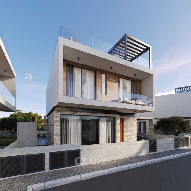 Вилла с 3 спальнями в Героскипу, Кипр № 18221