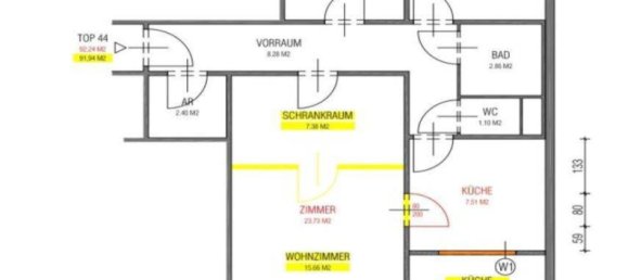 Apartamento de 4 divisões em Brigittenau, Austria N.º 141036 16