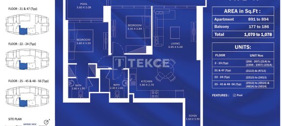 2 chambres appartement à vendre à Jumeirah Village Triangle, Dubai, UAE № 114166 28