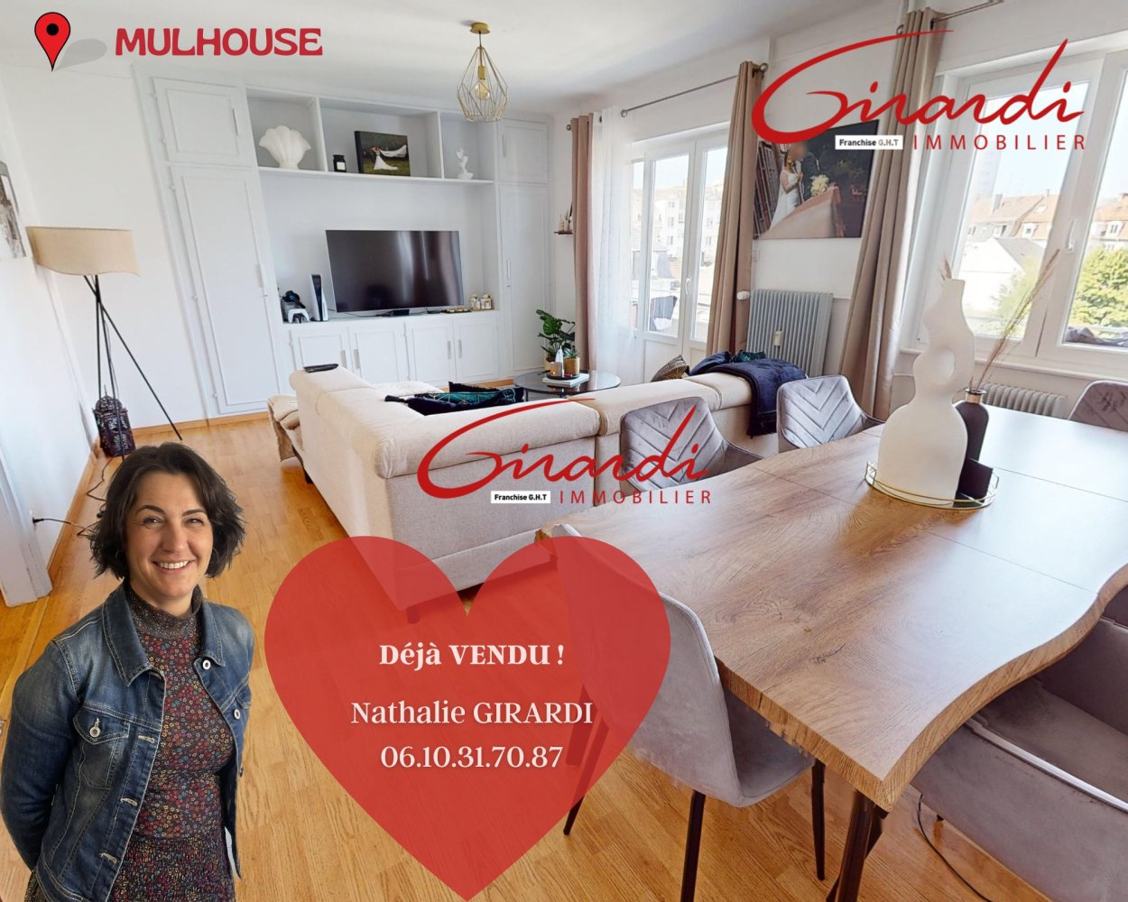 2 Schlafzimmer Wohnung in Mulhouse, France, Nr. 254784