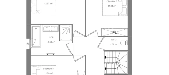 Casa T4 em Mettray, France N.º 344130 4