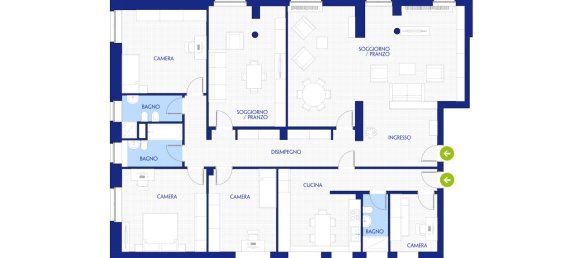 5 bedrooms Apartment in Bologna, Italy No. 135825 25