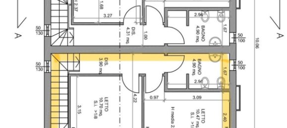 Дуплекс с 2 комнатами в Фано, Италия № 278536 5