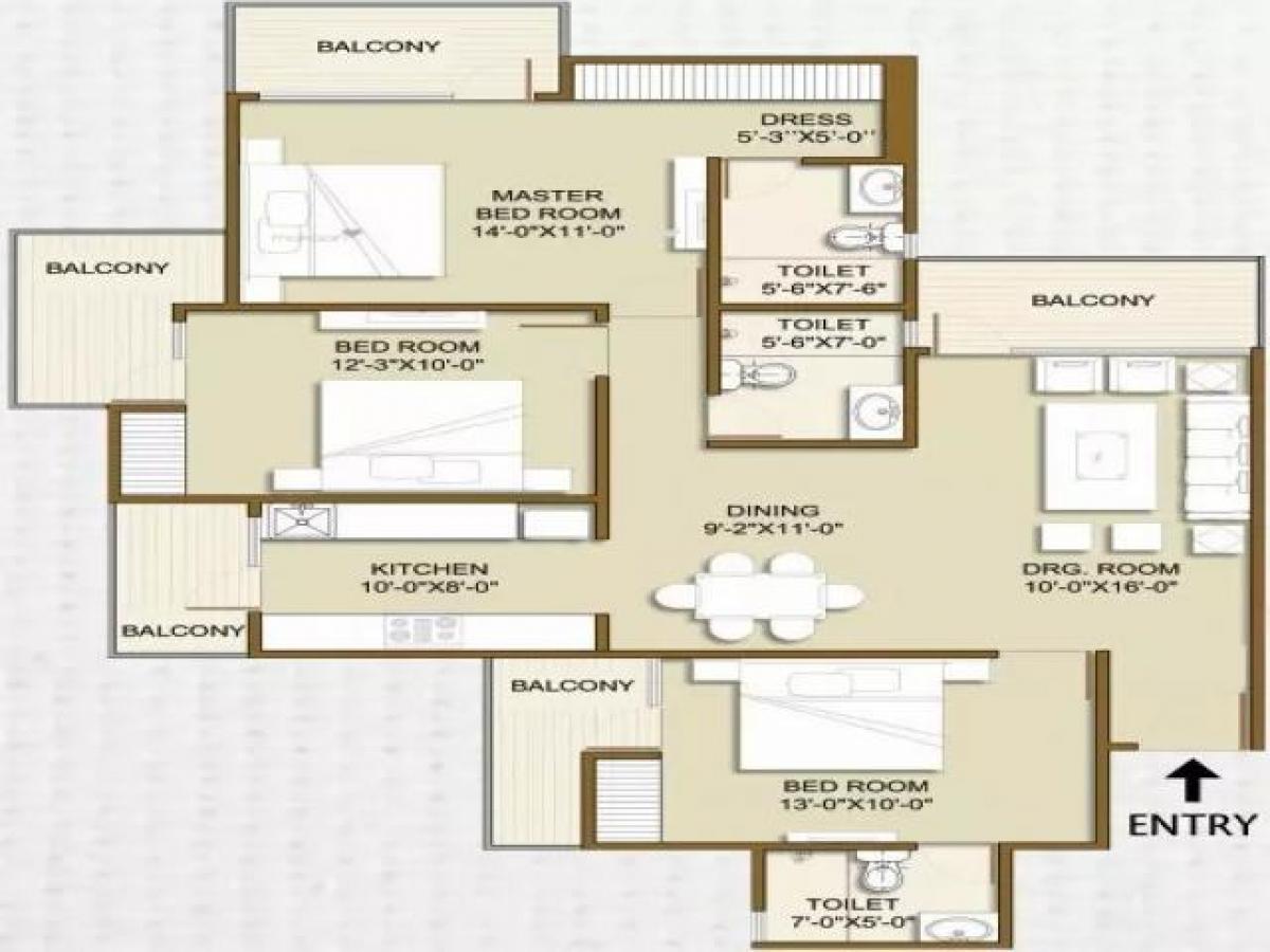 3 bedrooms House in Noida, India No. 67334