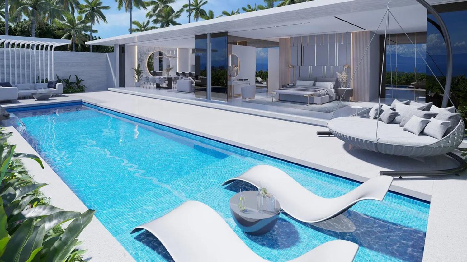 2 غرف نوم فيلا في Sky Stars Ocean View, Ungasan, Indonesia رقم 2283