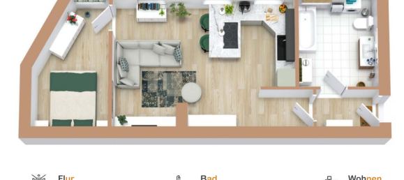 Studio à Magdeburg, Germany No. 69776 4