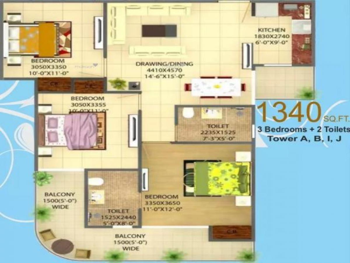 3 chambres Maison à Noida, India No. 67689