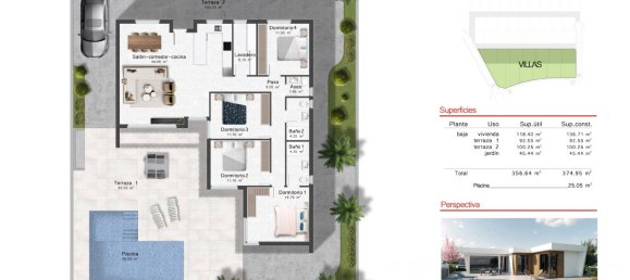 Вилла с 3 спальнями в Банос и Мендиго, Испания № 9332 2