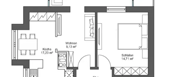1 Schlafzimmer Wohnung in Kaarst, Germany, Nr. 33988 9