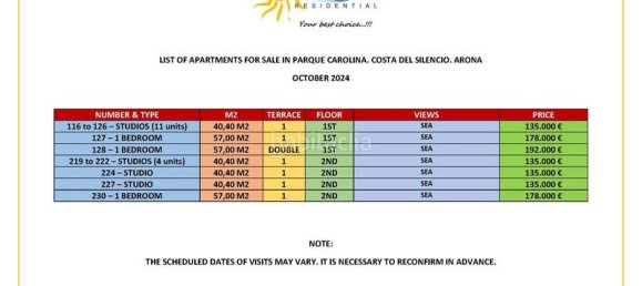 1 غرف نوم شقة في Arona, Spain رقم 29279 40
