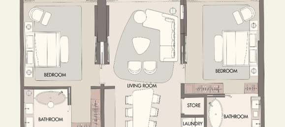 1 chambre Appartement à Al Marjan Island, UAE No. 121456 5