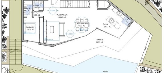 Вилла с 4 спальнями в Бенисса, Испания № 9137 7