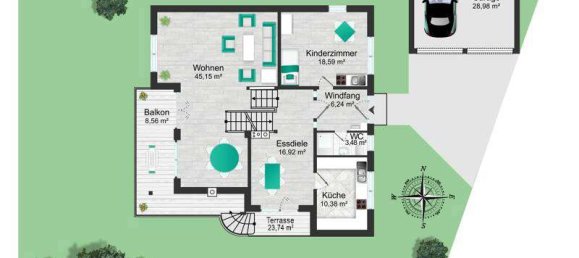 Casa de 3 dormitorios en Landsberg am Lech, Germany No. 165429 10