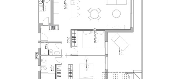 Квартира с 2 спальнями в Торревьеха, Испания № 13444 2