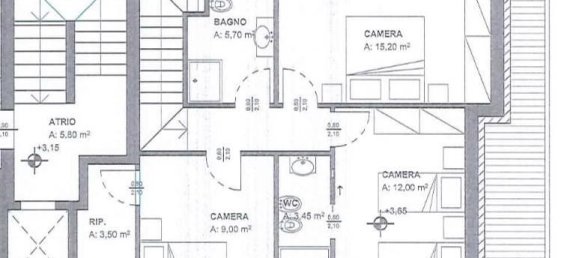 4 rooms Apartment in Silea, Italy No. 28801 2