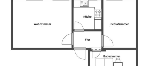 1 Schlafzimmer Wohnung in Rostock, Germany, Nr. 277841 7