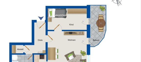 2-salle Appartement à Alt-Hohenschonhausen, Germany No. 89331 11