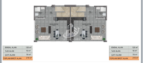 Villa 4+1 in Avsallar, Turkey, Nr. 15492 10