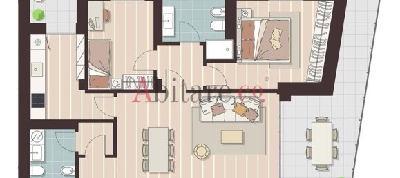 3-Zimmer Wohnung in Pioltello, Italy, Nr. 215331 22