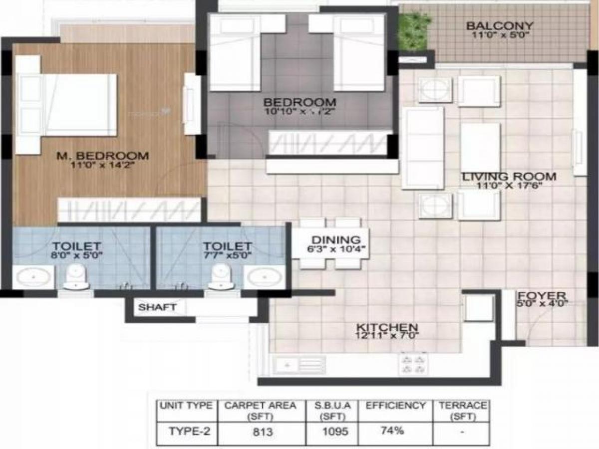 2 bedrooms House in Bangalore, India No. 43176