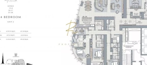 4 bedrooms Penthouse in Downtown Dubai (Downtown Burj Dubai), UAE No. 897 9