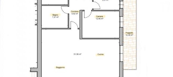 4 rooms Apartment in San Bonifacio, Italy No. 235544 3