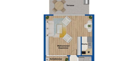 Квартира с 2 комнатами в Ортенау, Германия № 274231 10