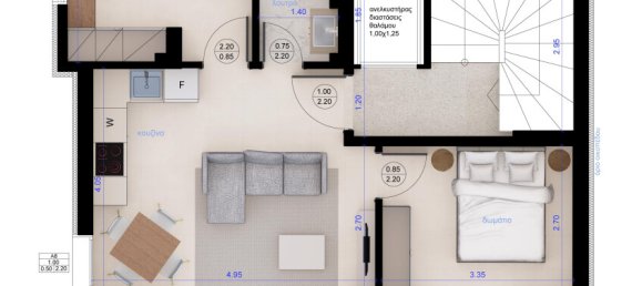 2 bedrooms Apartment for sale in Kalamaria, Thessaloniki, Central Macedonia, Macedonia and Thrace, Greece № 66555 2
